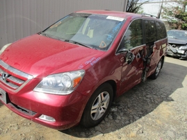 2005 HONDA ODYSSEY EX BURGUNDY 3.5L AT 2WD A16327